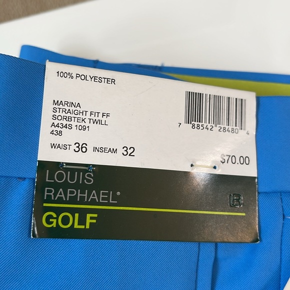 Louis Raphael Straight Fit Golf Pant - Picture 3 of 3